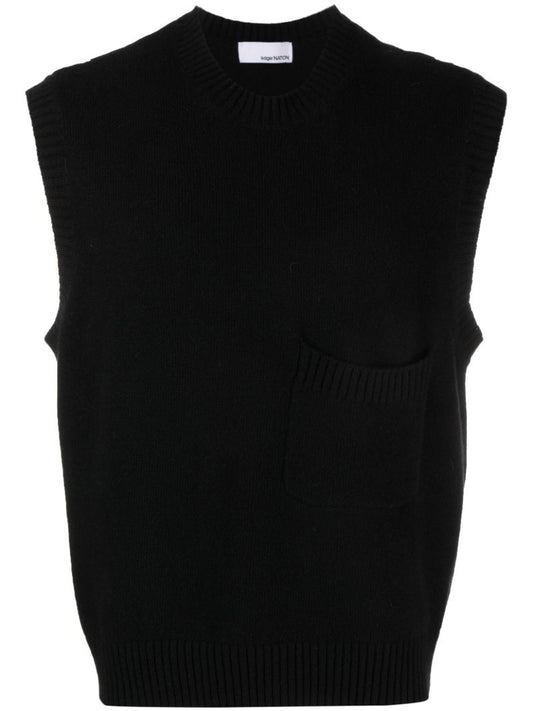 Black Igloo Wool Vest