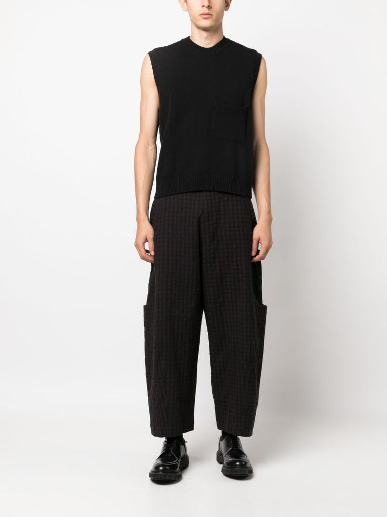 Black Igloo Wool Vest