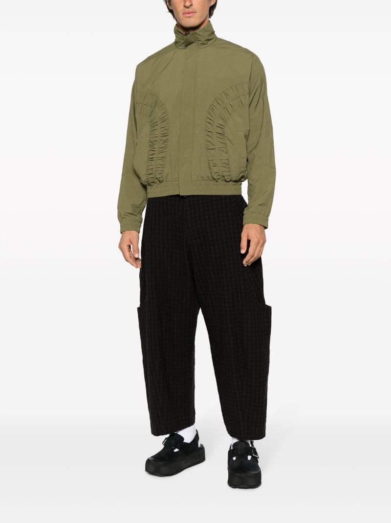 Green Fossil Ruched Jacket
