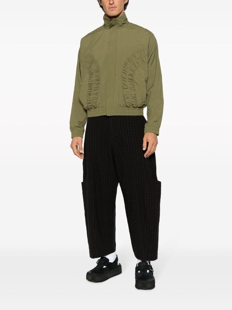 Green Fossil Ruched Jacket