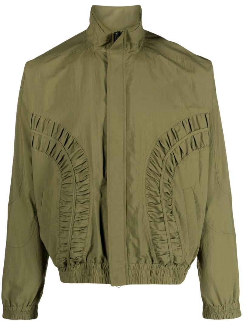Green Fossil Ruched Jacket