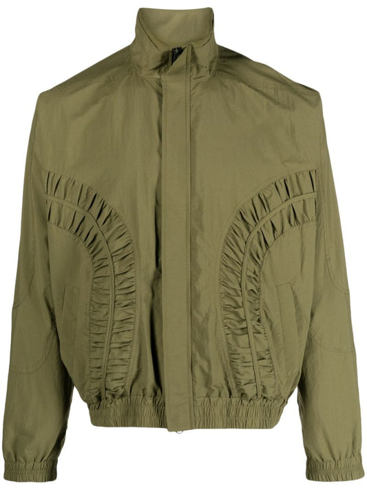 Green Fossil Ruched Jacket