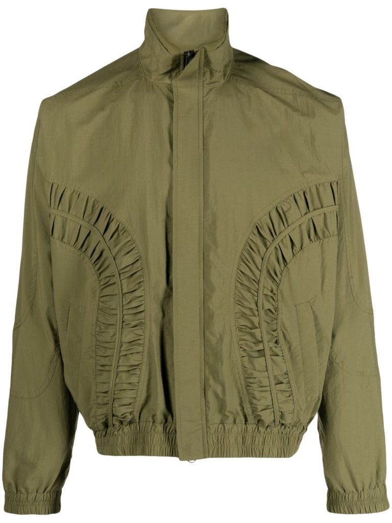 Green Fossil Ruched Jacket