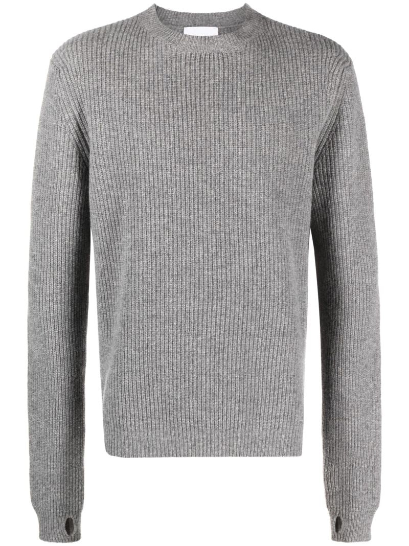 Grey Dieter Ribbed Sweater
