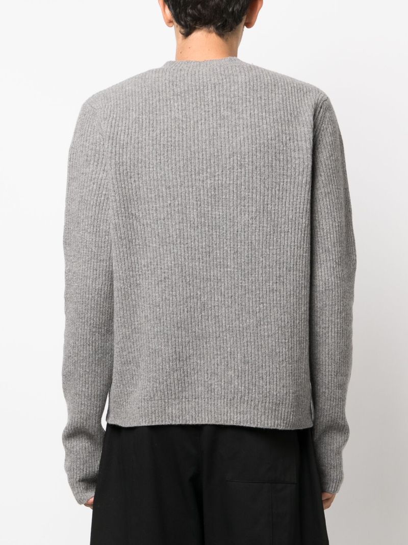 Grey Dieter Ribbed Sweater