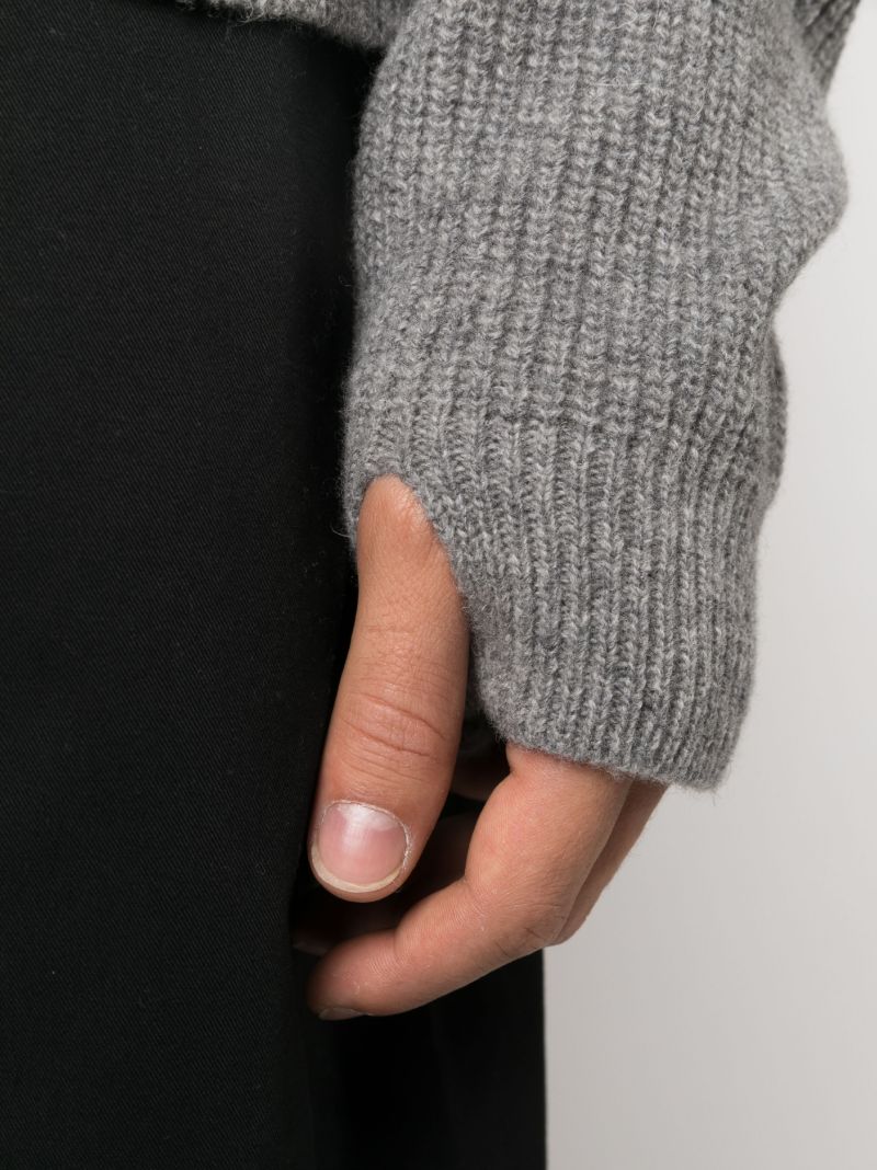 Grey Dieter Ribbed Sweater