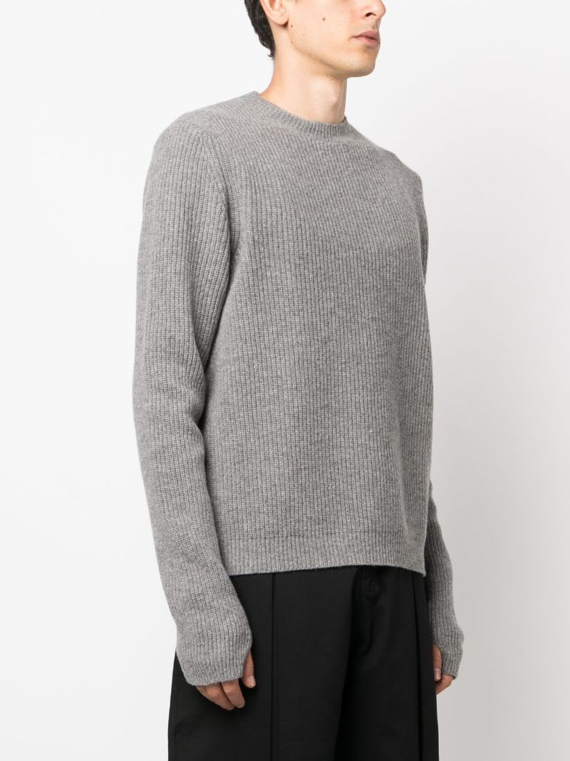 Grey Dieter Ribbed Sweater