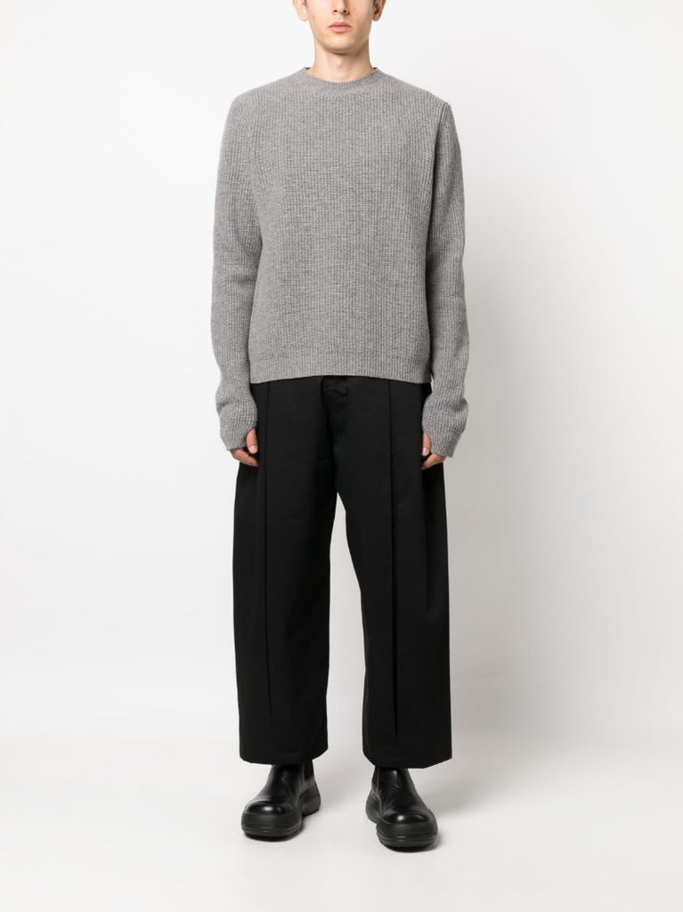 Grey Dieter Ribbed Sweater