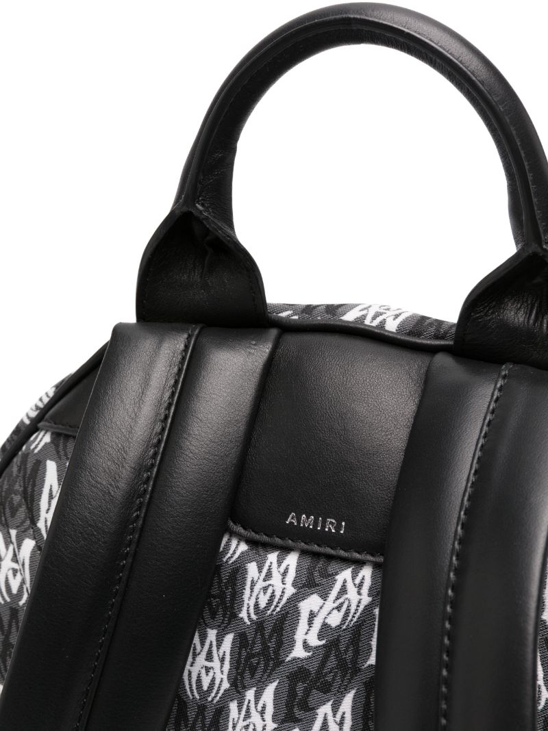 Black Wavy Monogram Houndstooth Backpack