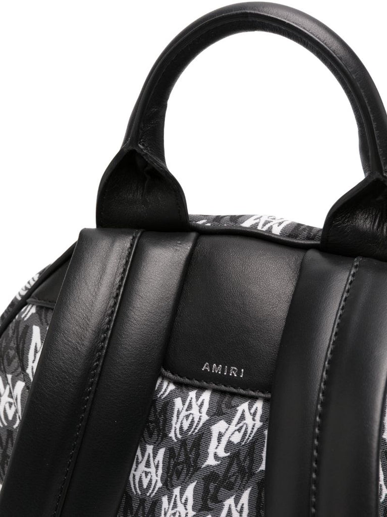 Black Wavy Monogram Houndstooth Backpack