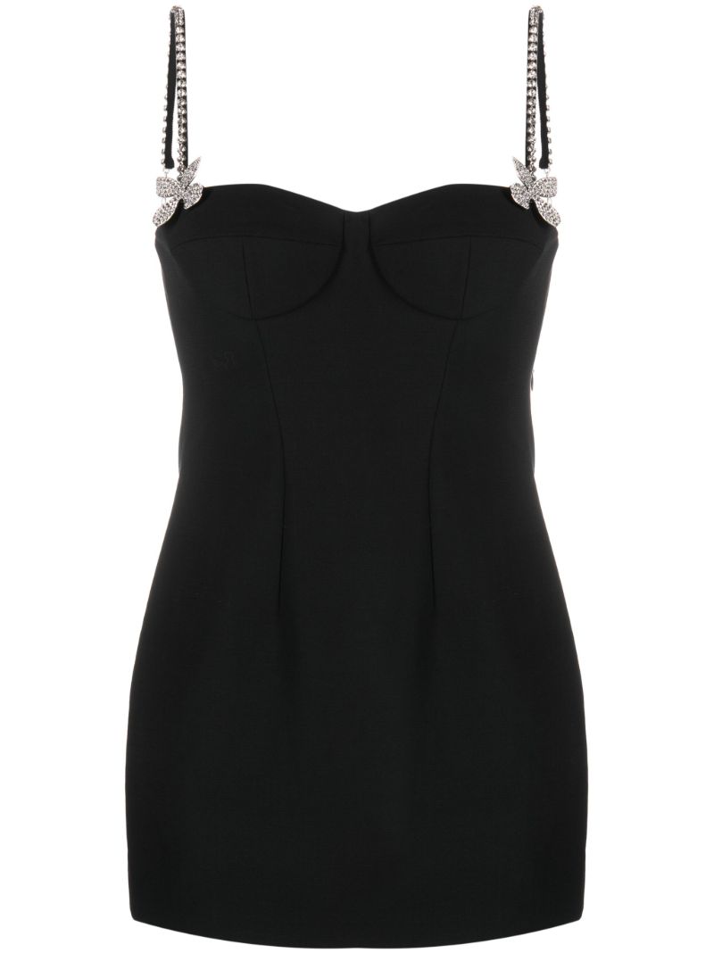 Black Butterfly Crystal Dress