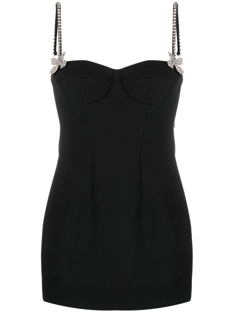 Black Butterfly Crystal Dress