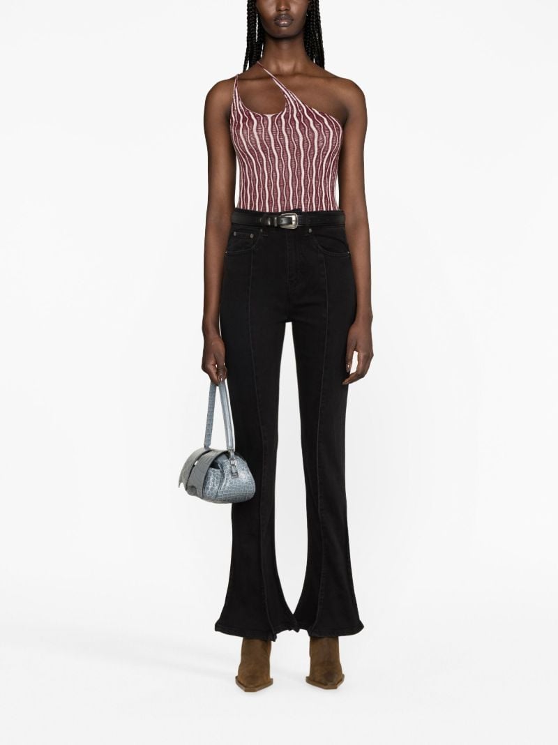 Black Trumpet Flared Jeans