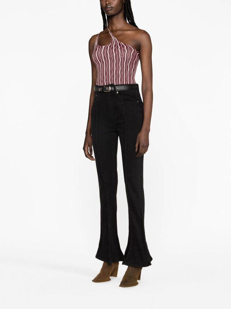 Black Trumpet Flared Jeans