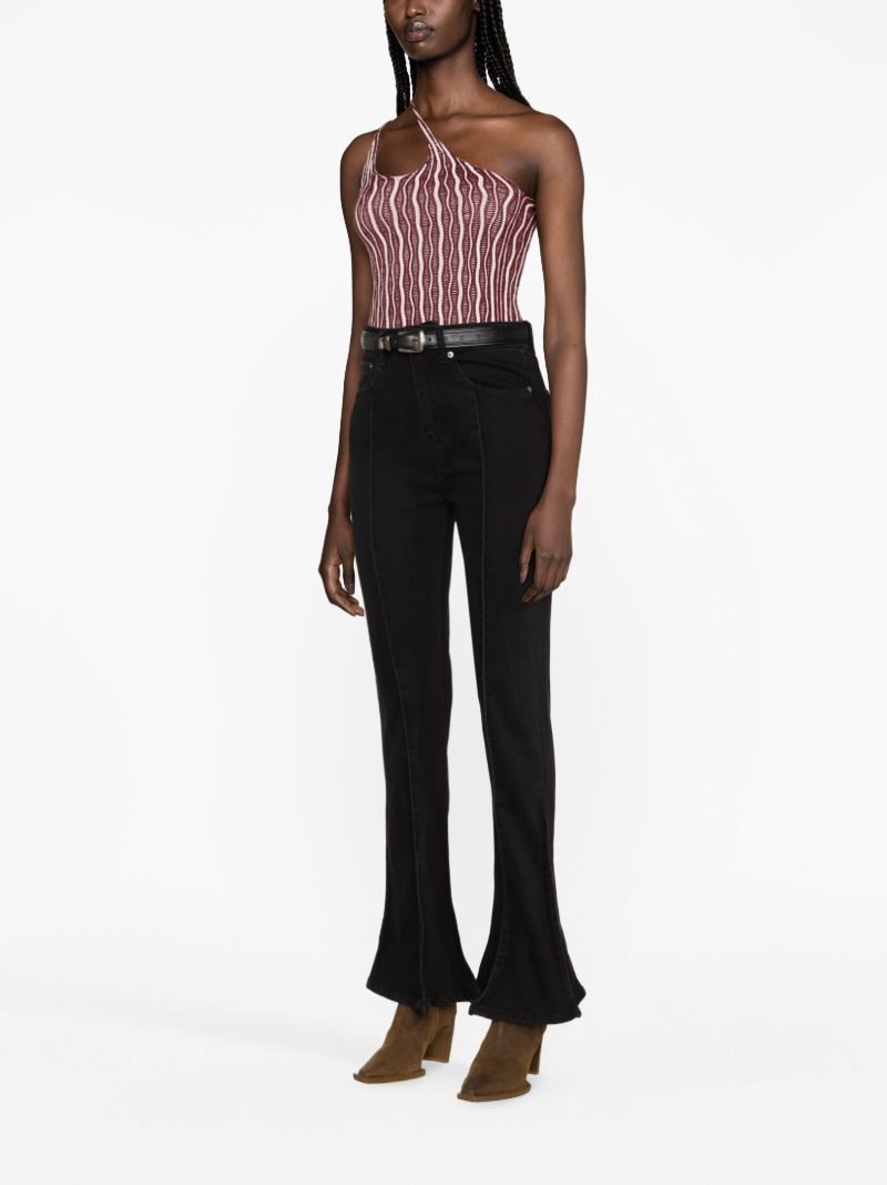 Black Trumpet Flared Jeans