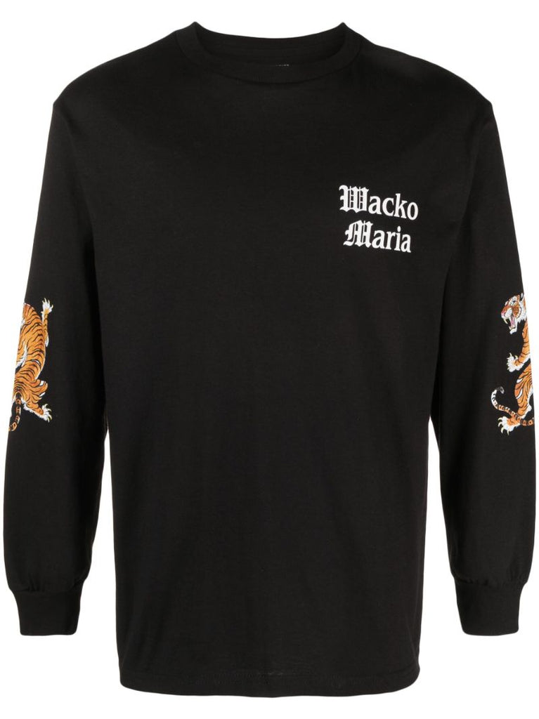 X Tim Lehi Black Logo-print Cotton T-shirt