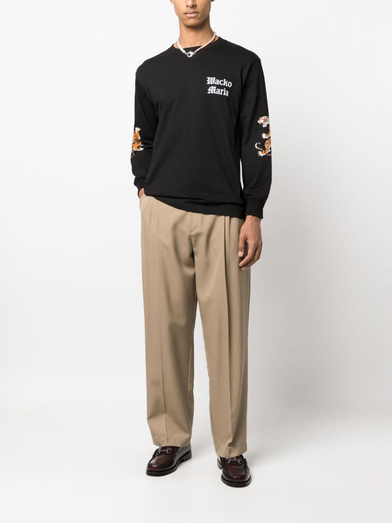 X Tim Lehi Black Logo-print Cotton T-shirt