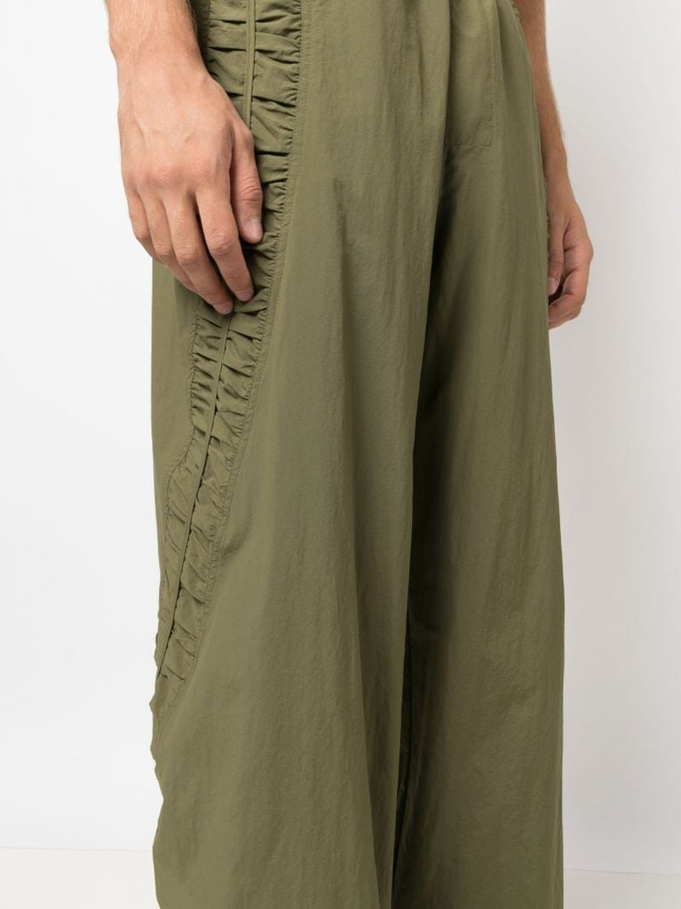 Green Fossil Ruched Track Pants