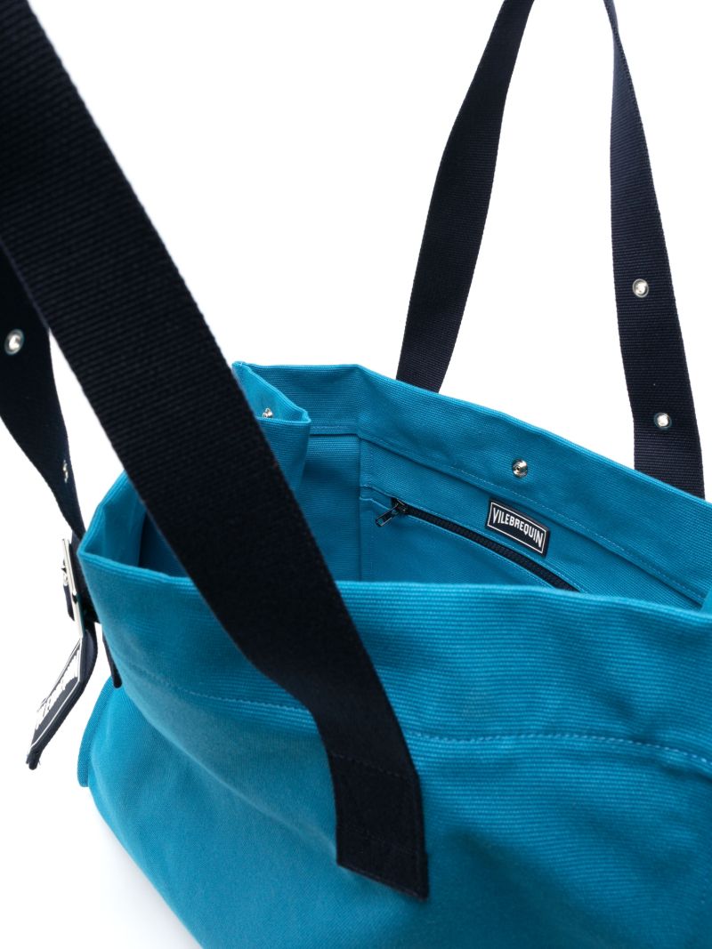 Blue Logo Canvas Tote Bag