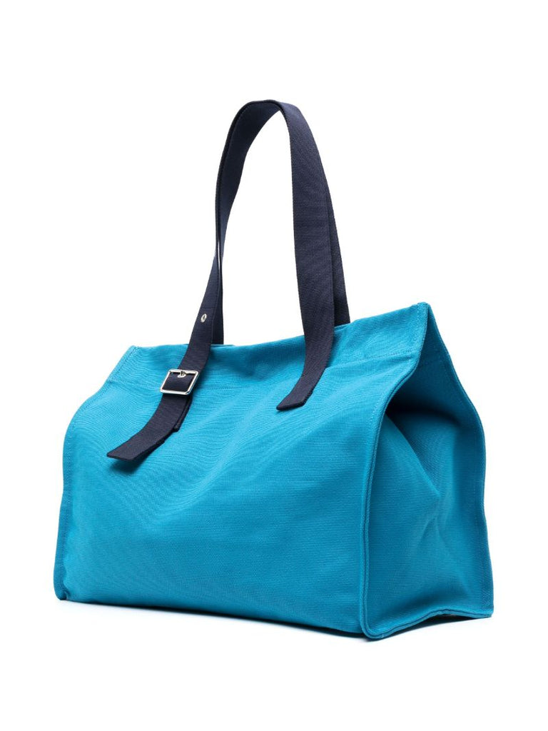 Blue Logo Canvas Tote Bag