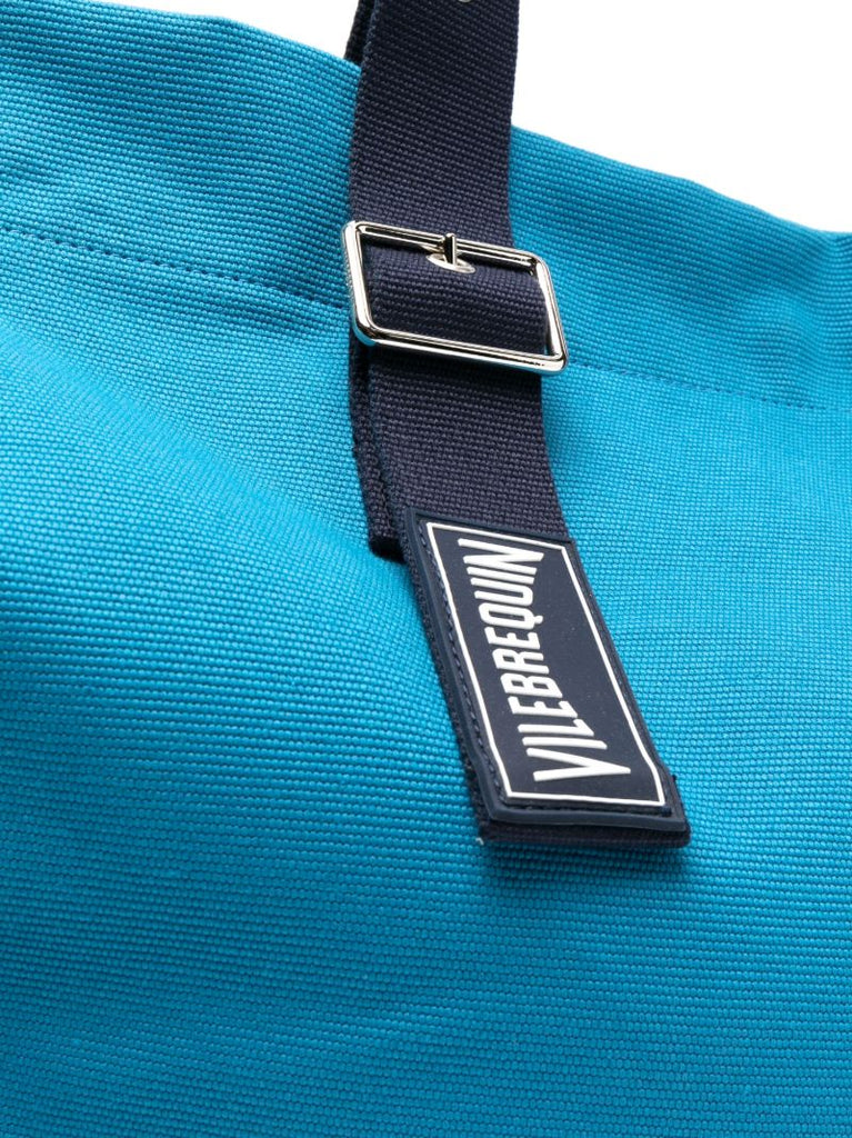 Blue Logo Canvas Tote Bag