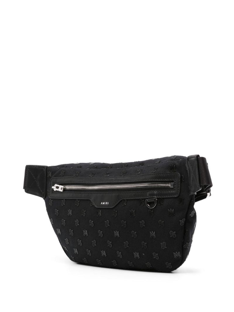 Black Logo-appliquÃ_x0083_Â© Canvas Belt Bag