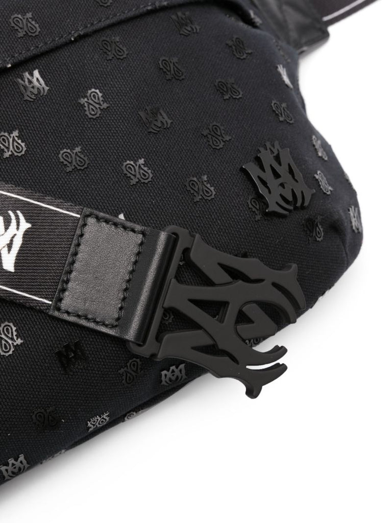 Black Logo-appliquÃ_x0083_Â© Canvas Belt Bag
