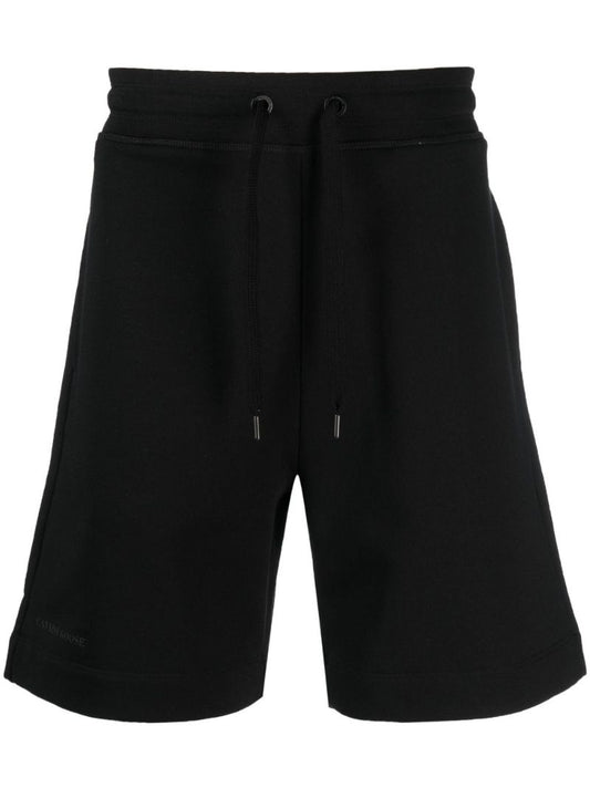 Black Huron Cotton Track Shorts