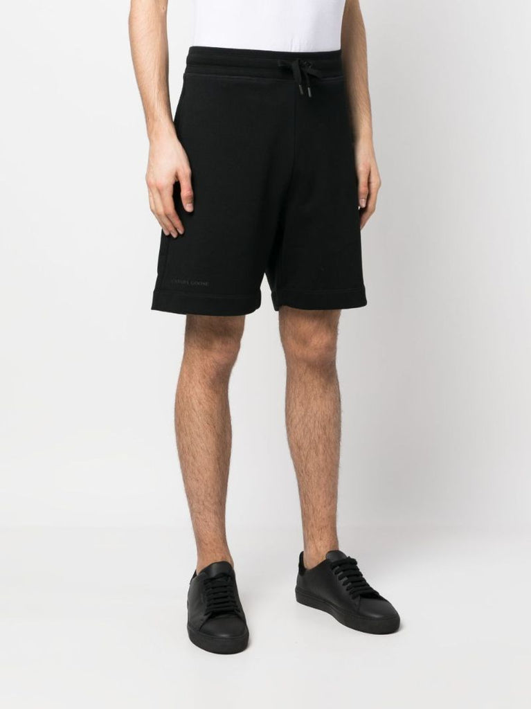 Black Huron Cotton Track Shorts