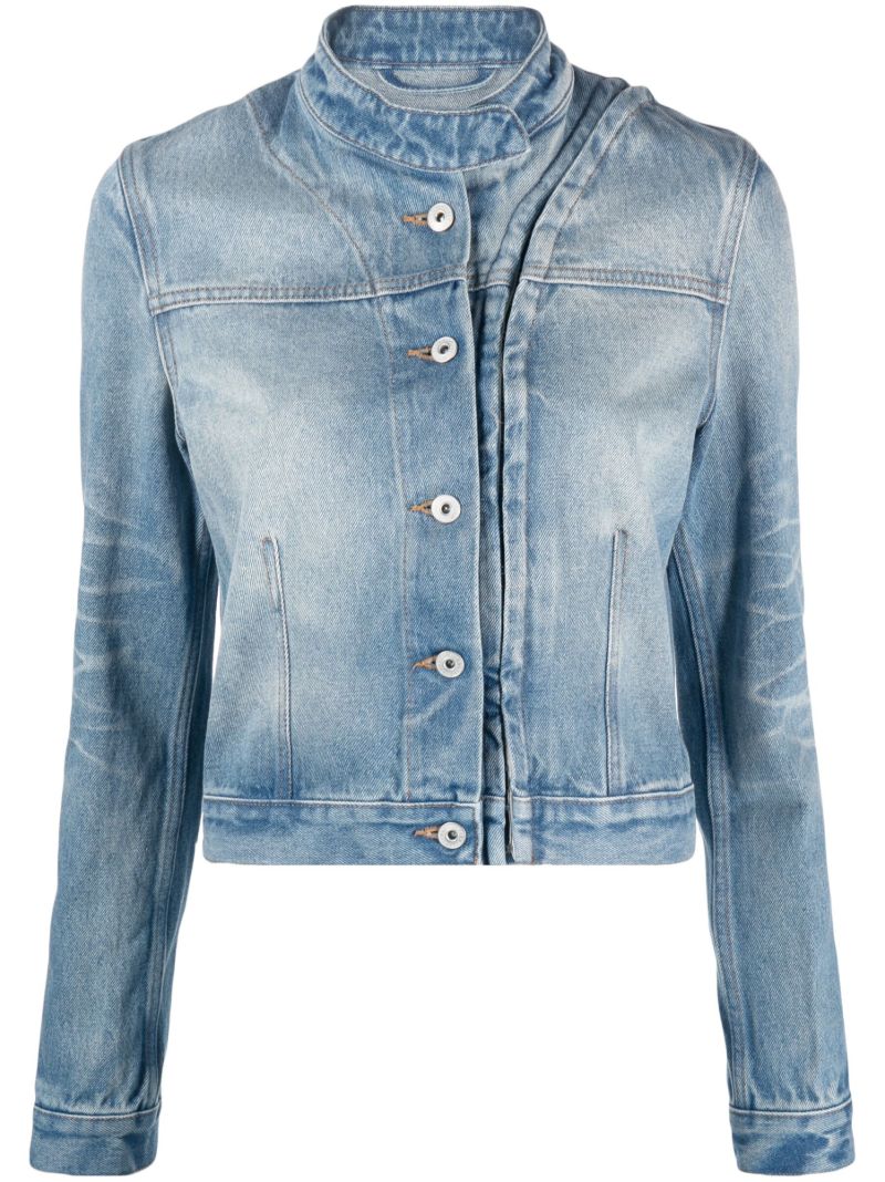 Blue Moto Denim Jacket