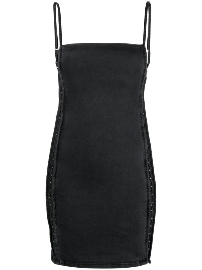 Black Denim Mini Dress