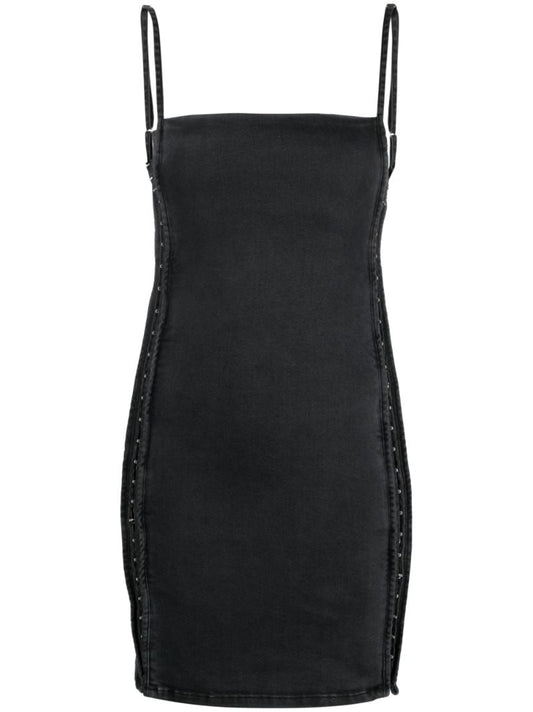 Black Denim Mini Dress