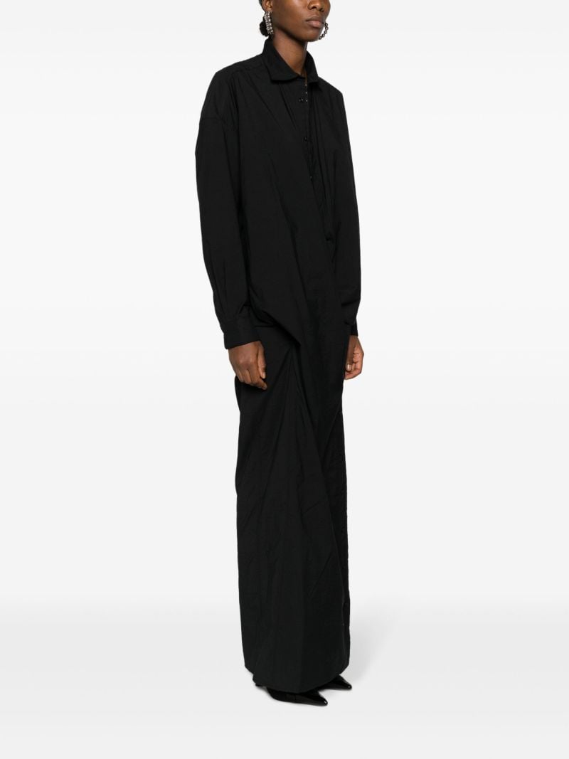 Black Hook and Eye Shirt Dress