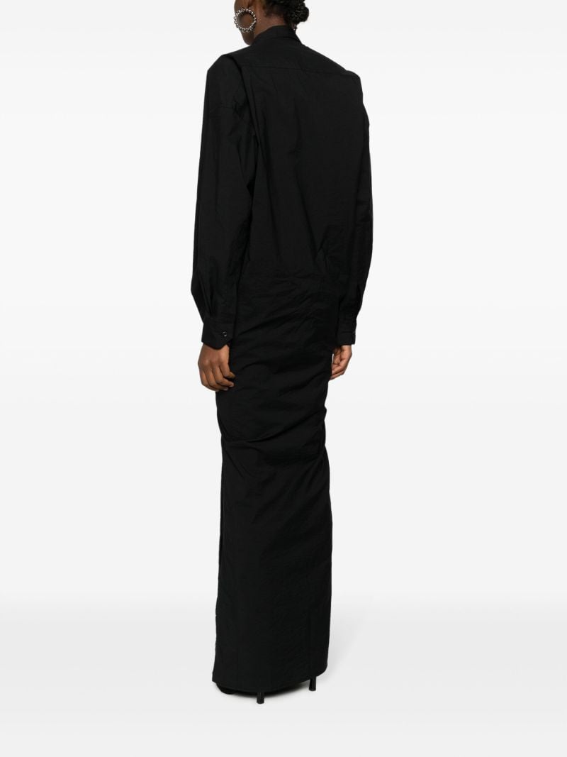 Black Hook and Eye Shirt Dress