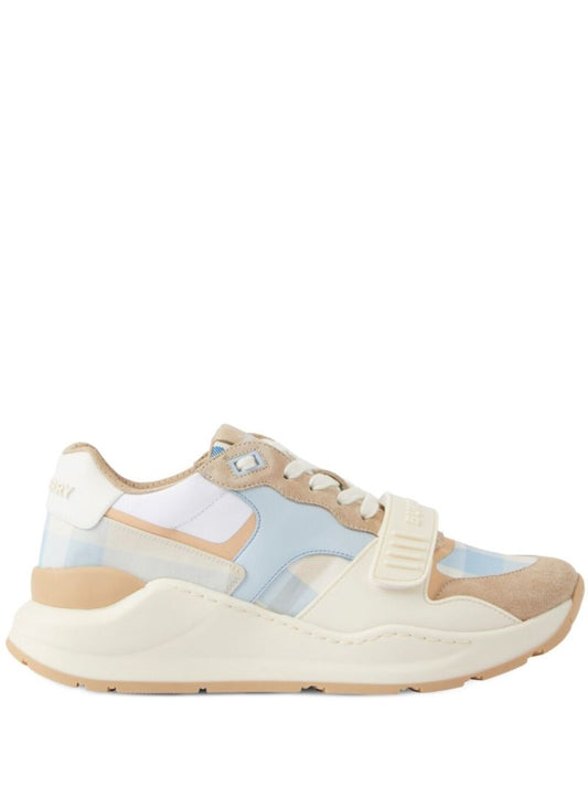 Neutral House Check Sneakers