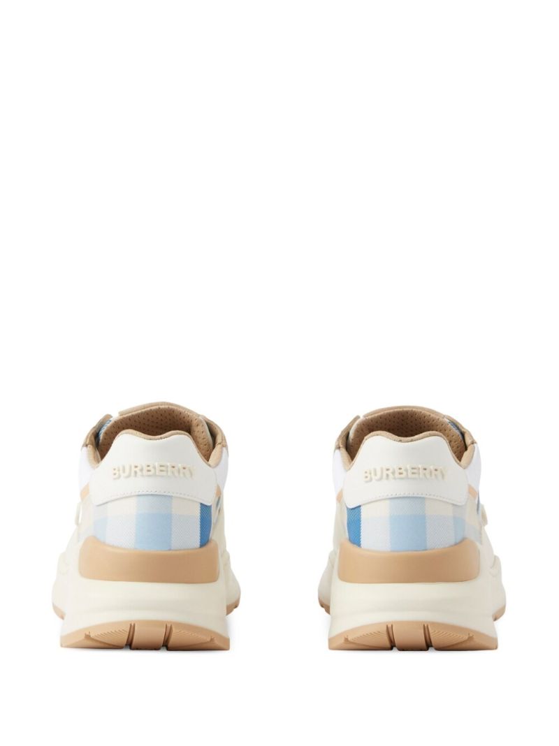 Neutral House Check Sneakers