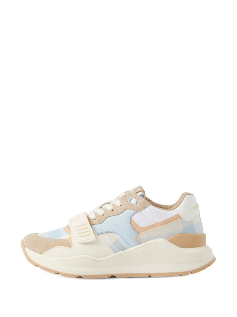 Neutral House Check Sneakers