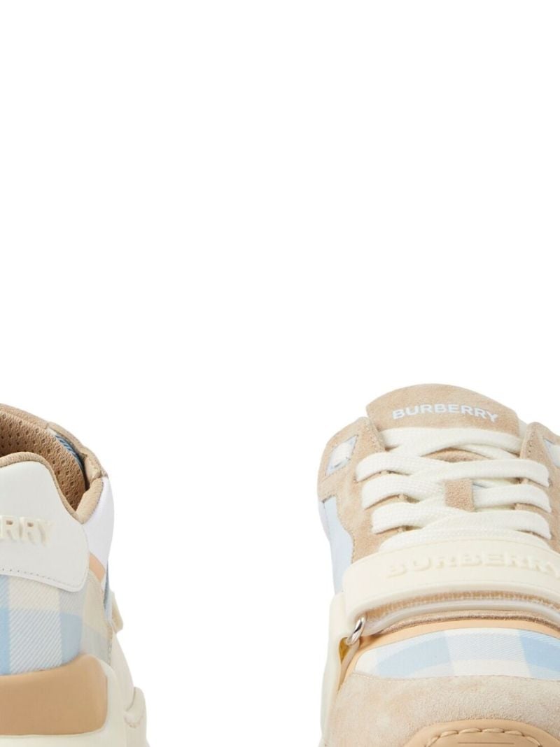 Neutral House Check Sneakers