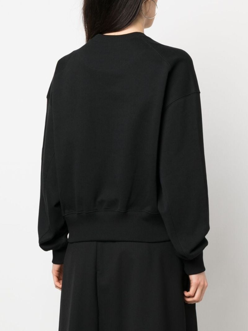 Black Organic Cotton Sweatshirt