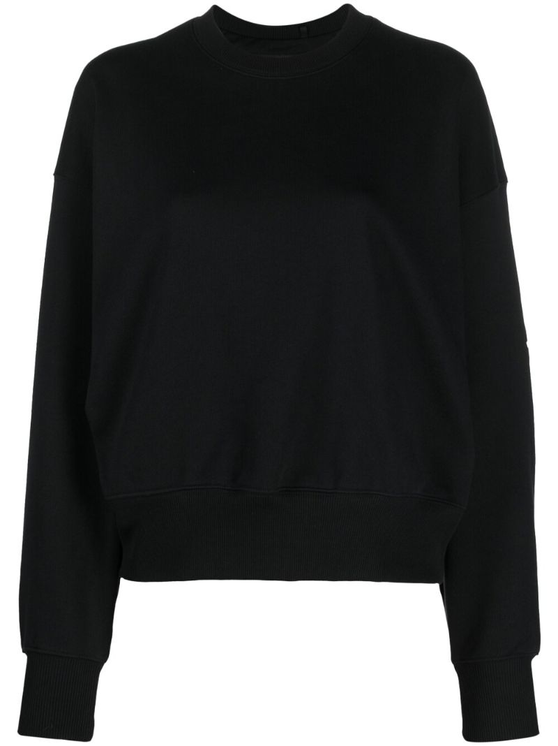 Black Organic Cotton Sweatshirt