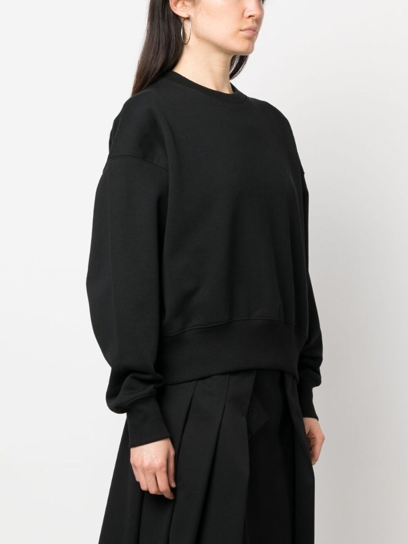 Black Organic Cotton Sweatshirt