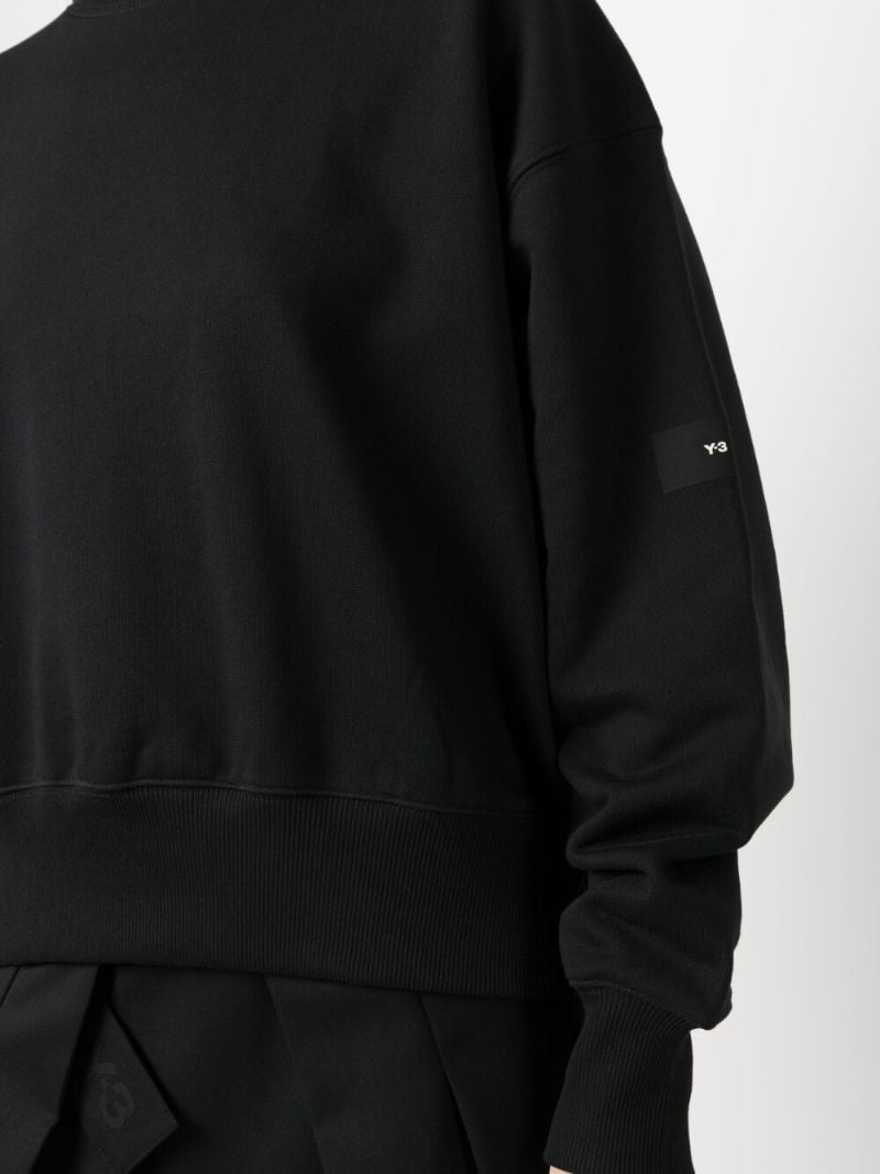 Black Organic Cotton Sweatshirt