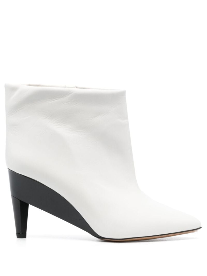 White Dylvee 85 Leather Boots