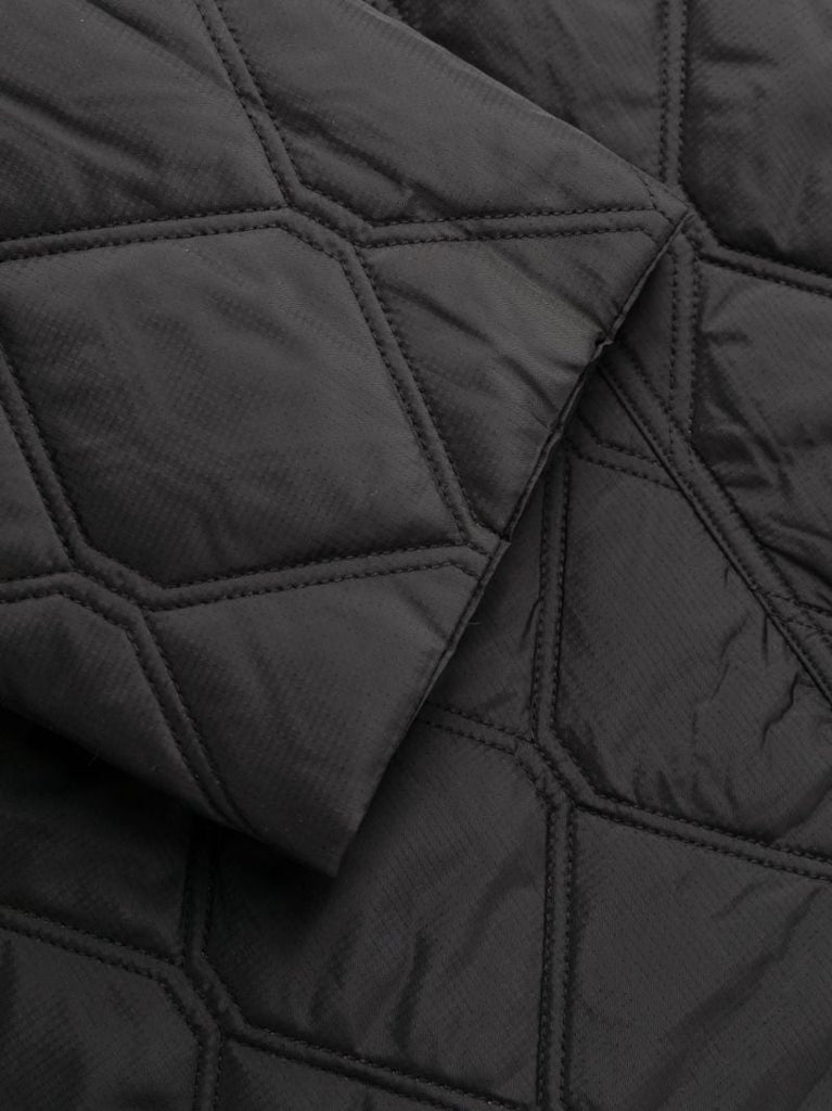 Black Reversible Quilted Coat