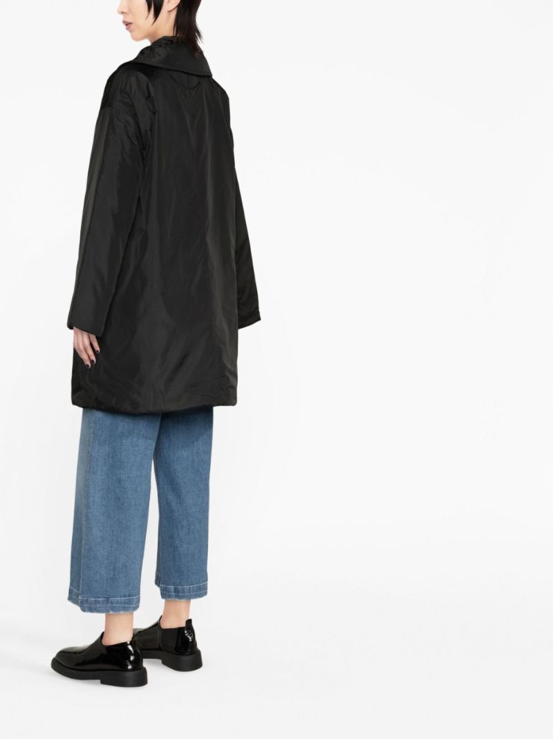 Black Reversible Quilted Coat