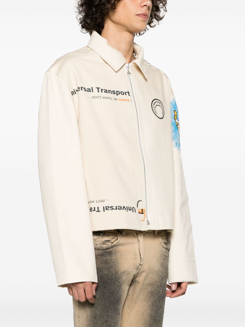 Neutral Regenerated Tote Bags Jacket