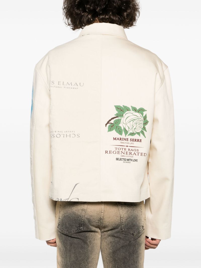 Neutral Regenerated Tote Bags Jacket