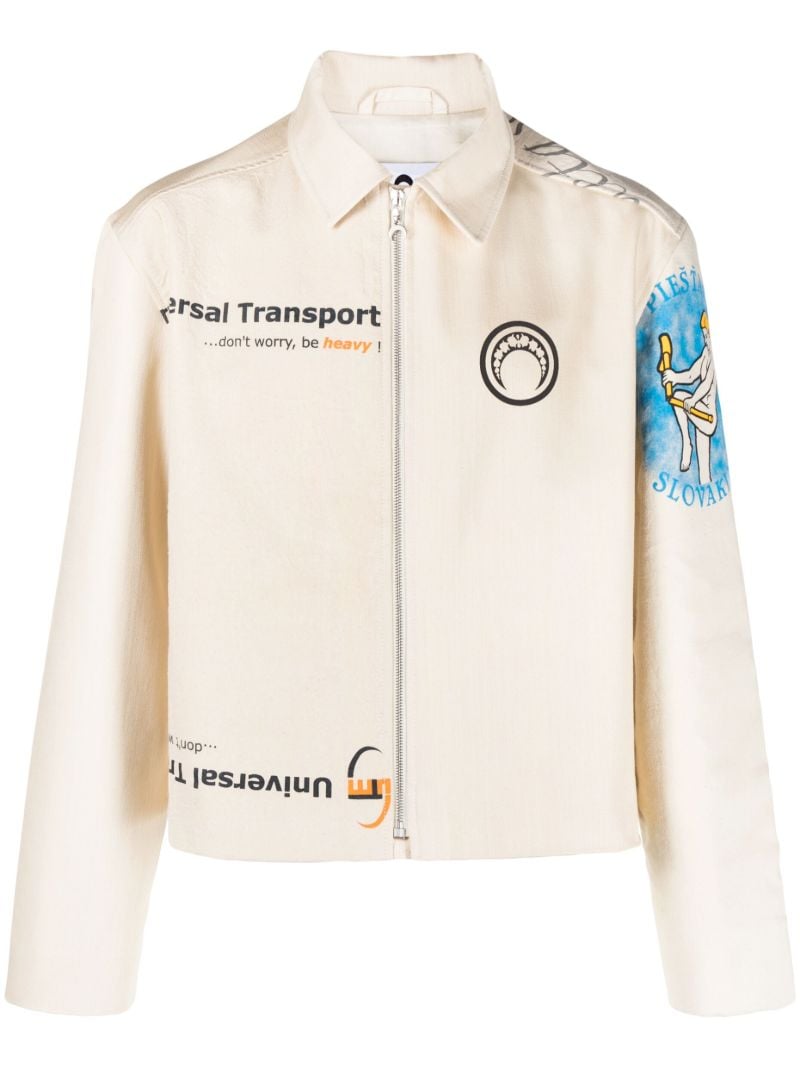 Neutral Regenerated Tote Bags Jacket