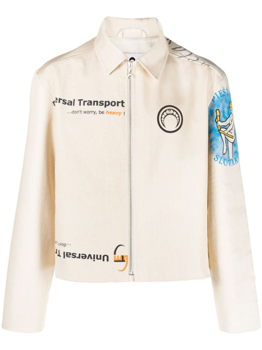 Neutral Regenerated Tote Bags Jacket
