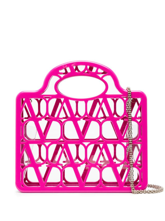 Pink Mini Le TroisiÃ_x0083_Â¨me Cut-out Tote Bag